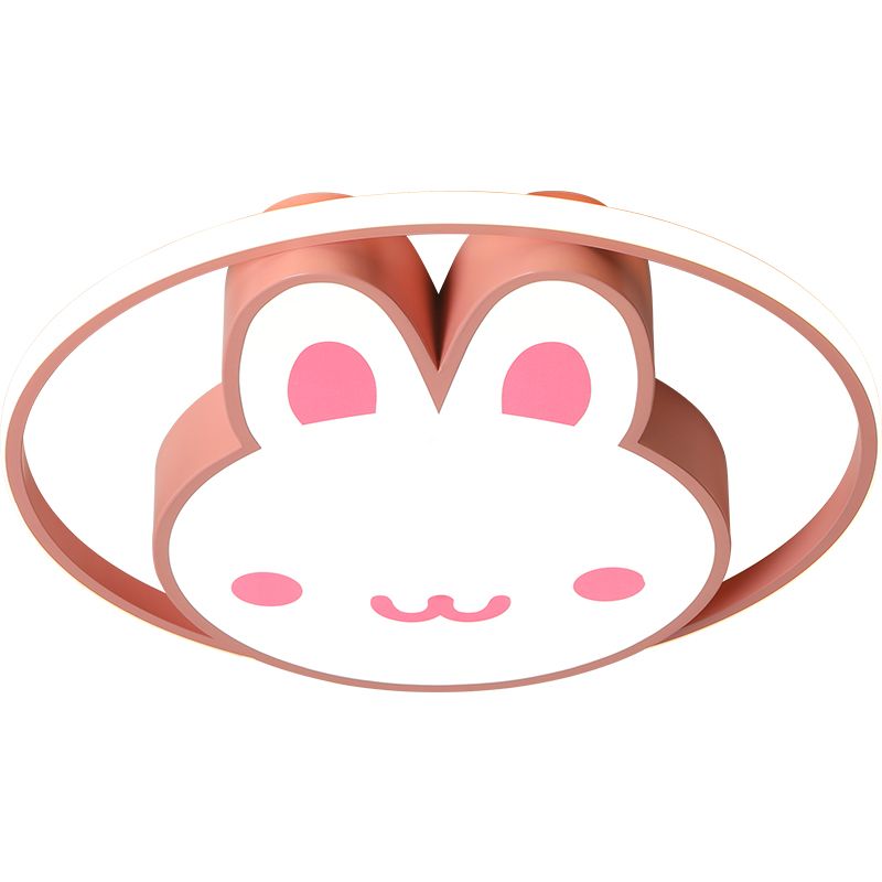Lovely Rabbit LED Ceiling Lights Simplicity Style Bedroom Kid's Room Flush-mount Lamp