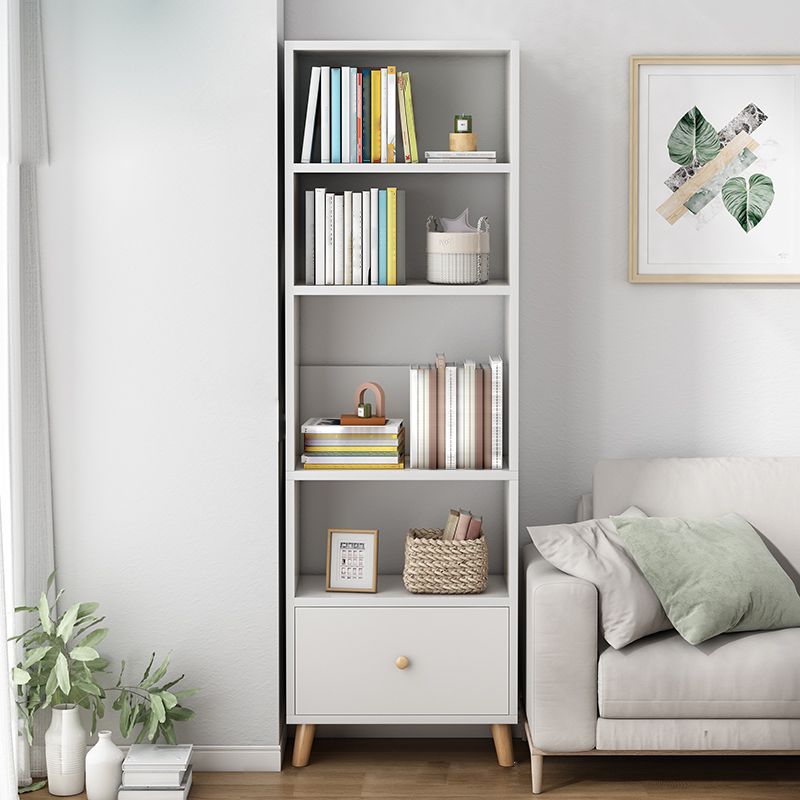 Open Wooden Bookcase Modern Minimalist Home Living Room Bedroom Bookshelf