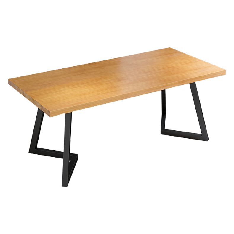 Industrial 1/2/7 Pieces Dining Set Solid Wood Dining Table for Home Use
