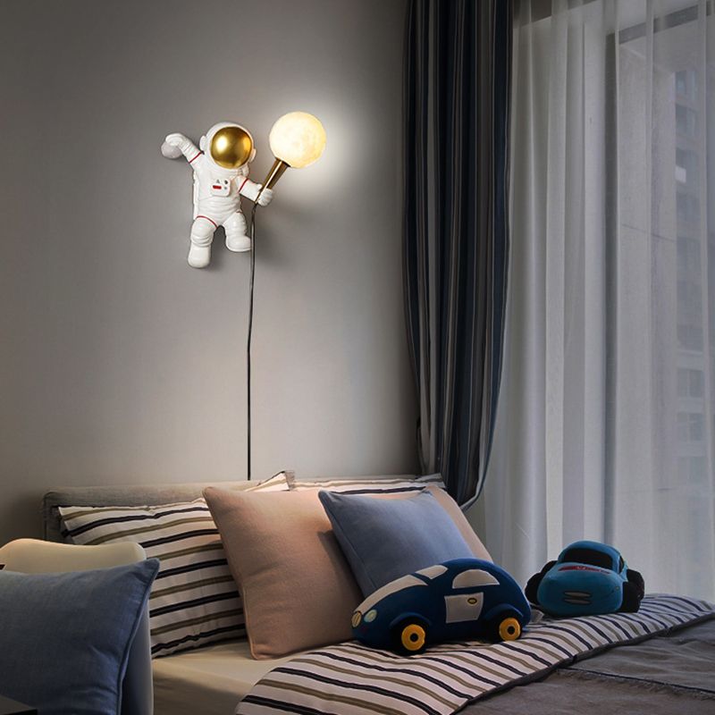 Lampada da parete per bambini astronauta per astronauta