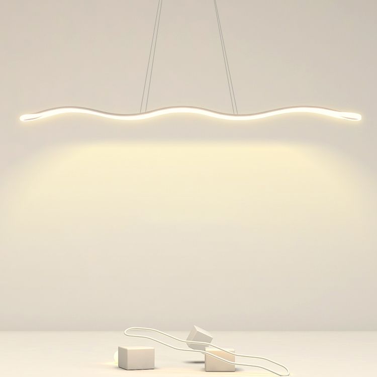 Modern de comedor de estilo Lámparas de lámparas de la isla de la isla de iluminación LED para cocina