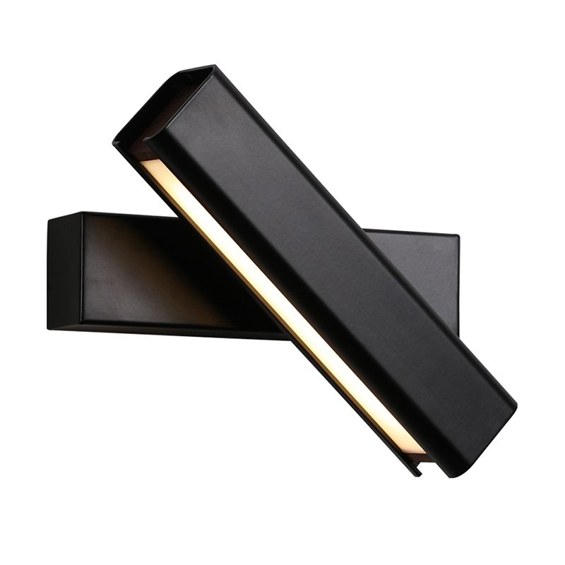 LED MODERNO LED ROTATABLE DEL ALUMINIO DEL ALUMINIO RECTANGULA LUMINACIÓN CON SOMBRA ACRYLIC