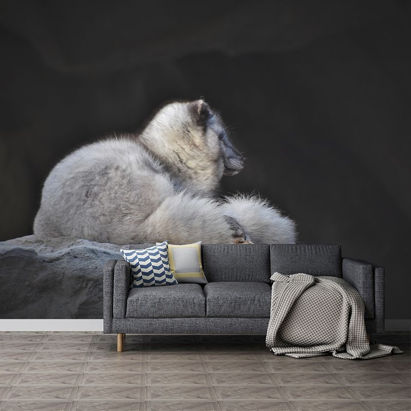 Photography Wild Animal Fox Mural Wallpaper Environment Friendly for Living Room