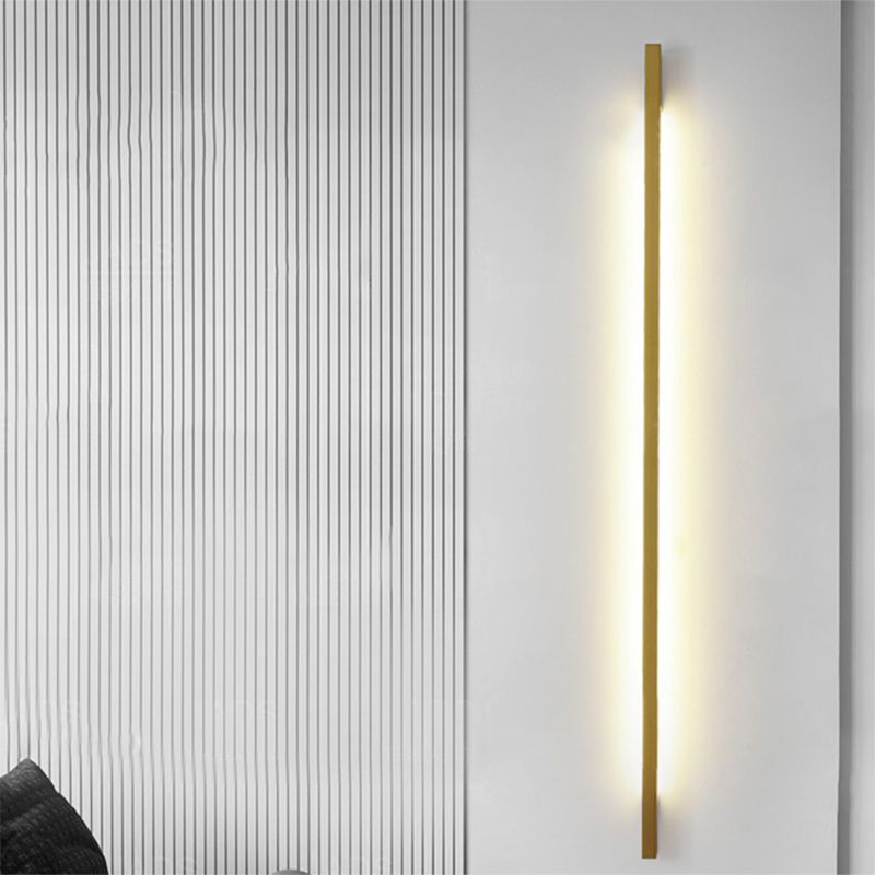 Modern Style Linear LED Wall Light Sconce with Acrylic Shade for Washroom