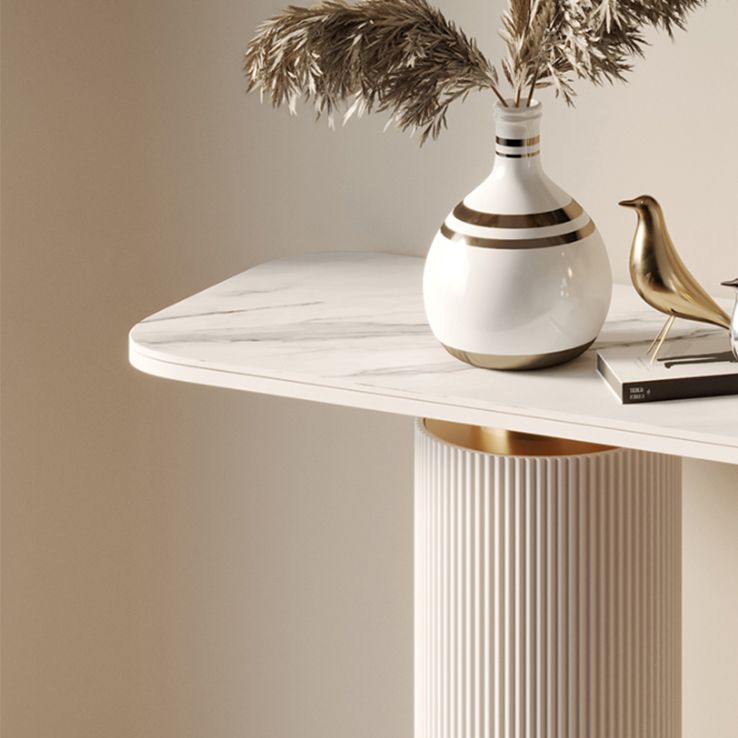 Glam Console Table 15.74" W Rectangle Console Sofa Table for Hall