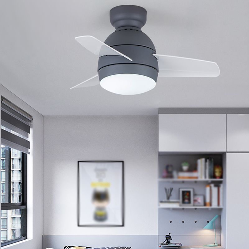 Modern Style Ceiling Fan Lamp Metal 1 Light Ceiling Fan Lighting for Children's Room