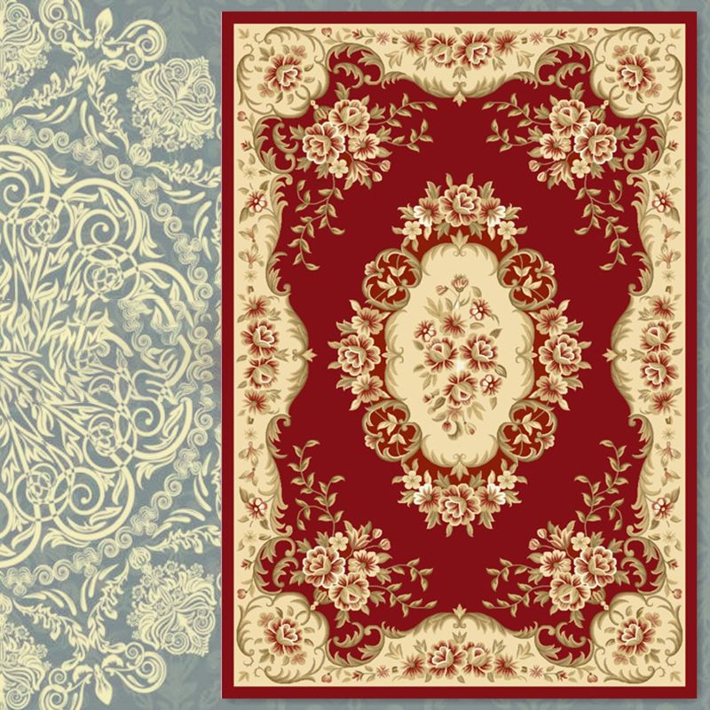 Medallón Medallón Alfombra impresa Área de poliéster Alfombra alfombra interior amigable para mascotas para sala de estar