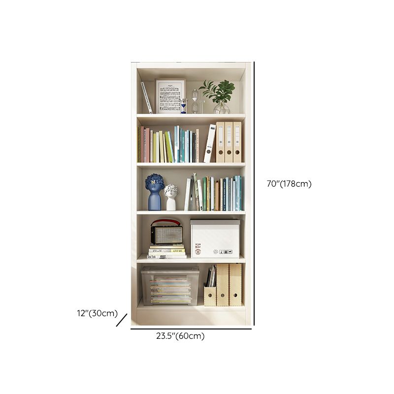 Urban Closed Back Shelf Bookcase Engineered Wood Book Shelf for Study Room