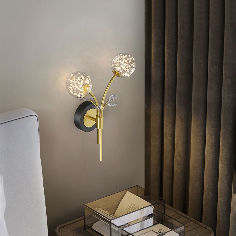 Modern Unique Shape Wall Mount Light Fixture 2 Light Wall Light Sconce