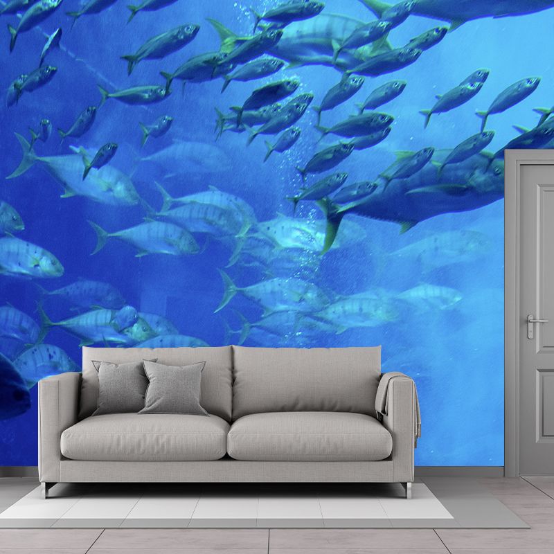 Undersea World Wall Decor for Living Room Sleeping Room, Moisture Resistant
