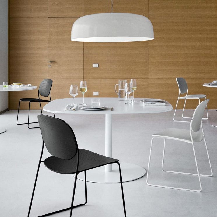 Polished Aluminum Alloy Modern Simplicity Hanging Light 4-Lights Acrylic Shade Suspension Pendant with 47" Adjustable Wire