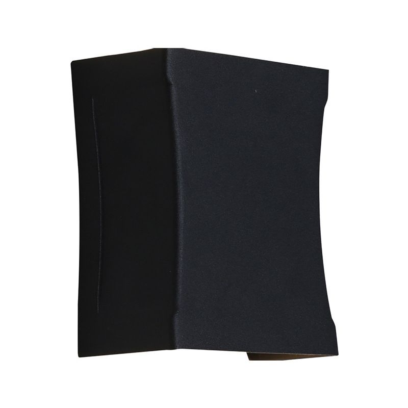 Modern Style Geometry Shape Wall Sconce Metal 2 Light Sconces for Outdoor