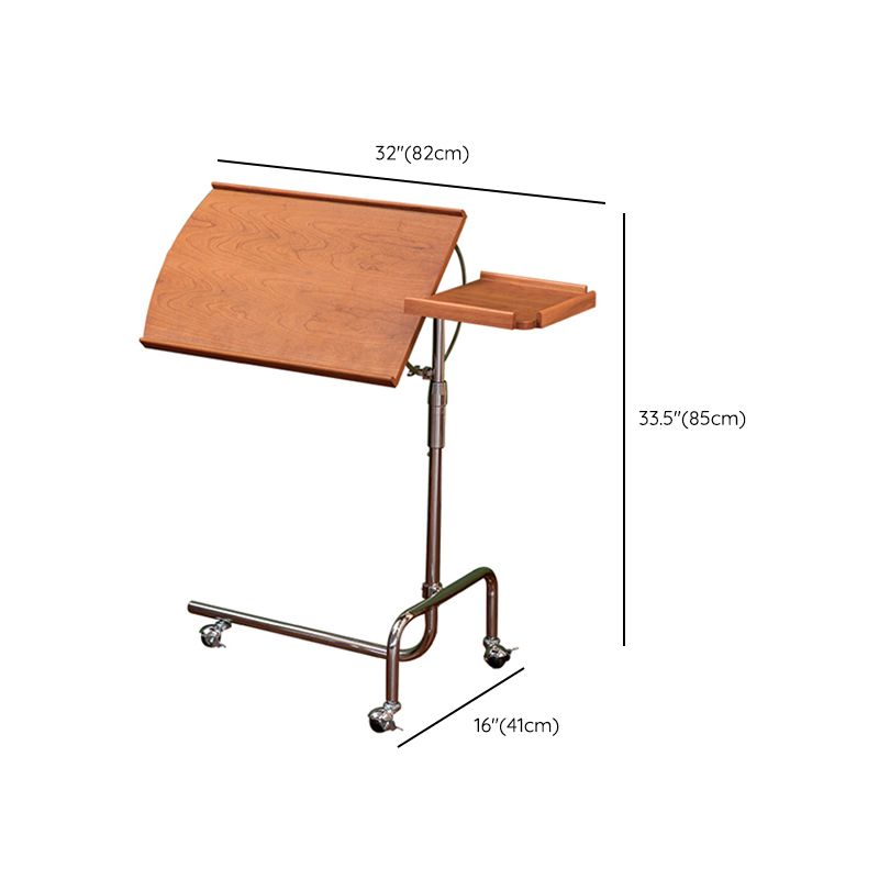 Adjustable Coffee Cocktail Table for Living Room with Metal Base