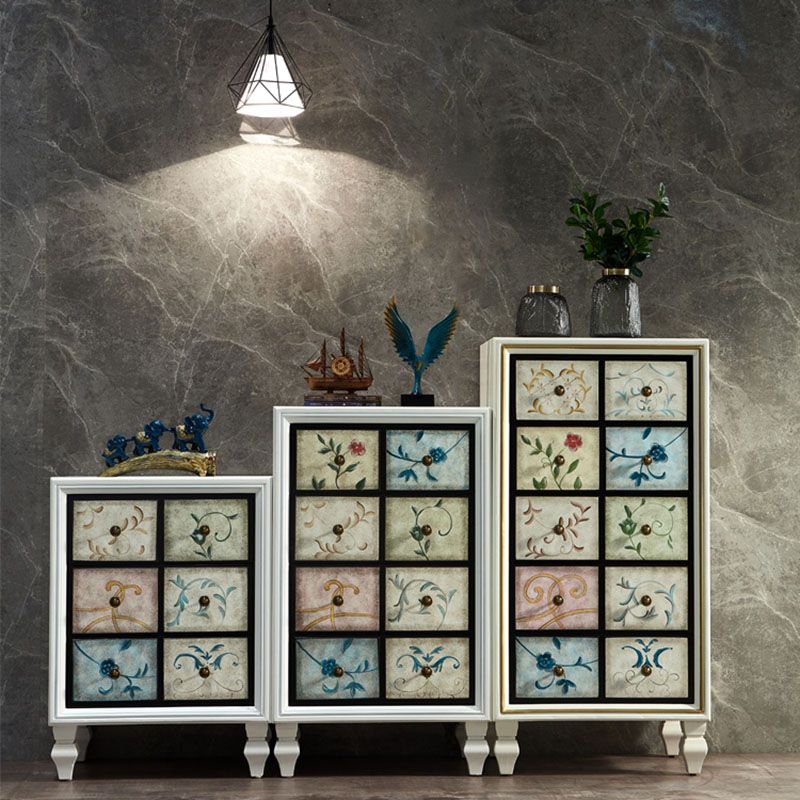 15.99/17.55 Inch W Traditional Storage Chest Dresser Solid Wood Dresser