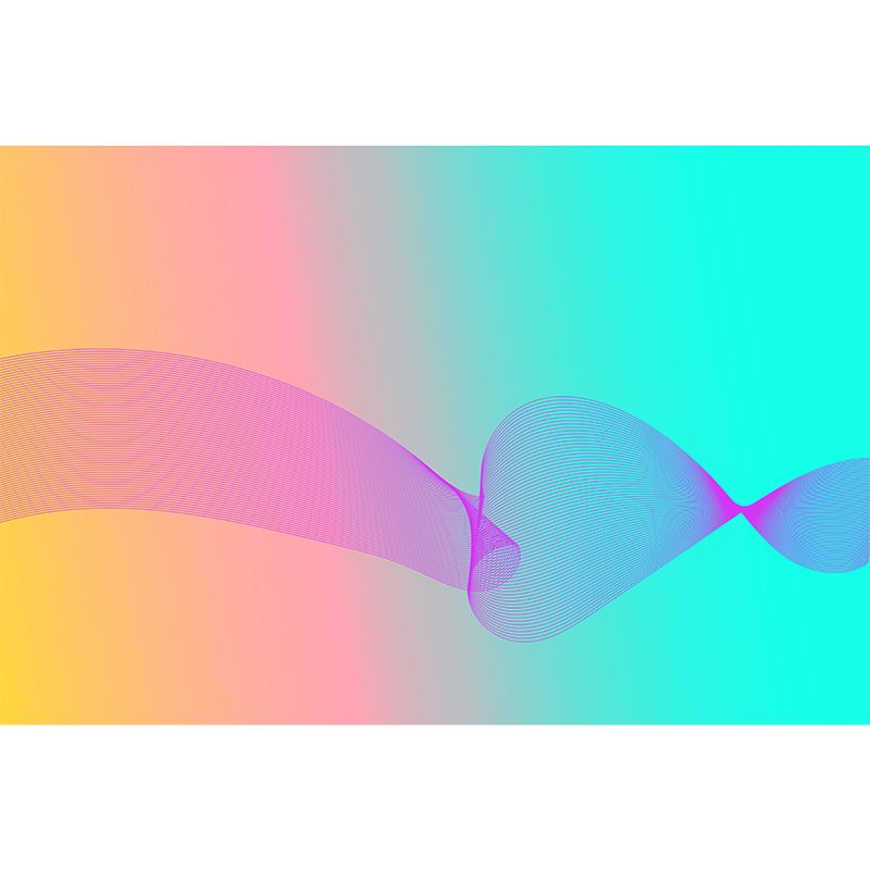 Contemporary Abstract Wall Art Personalized Size Mural Wallpaper for Dining Room