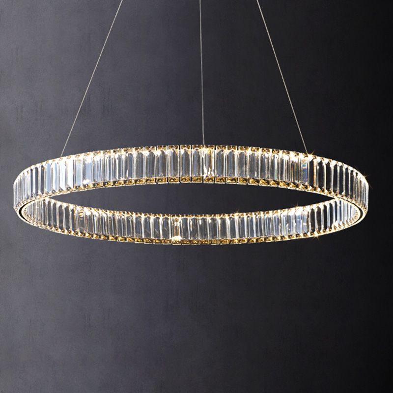 Luci d'isola orbicolare Crystal Contemporary Simplicity Fissature di illuminazione a sospensione per il ristorante