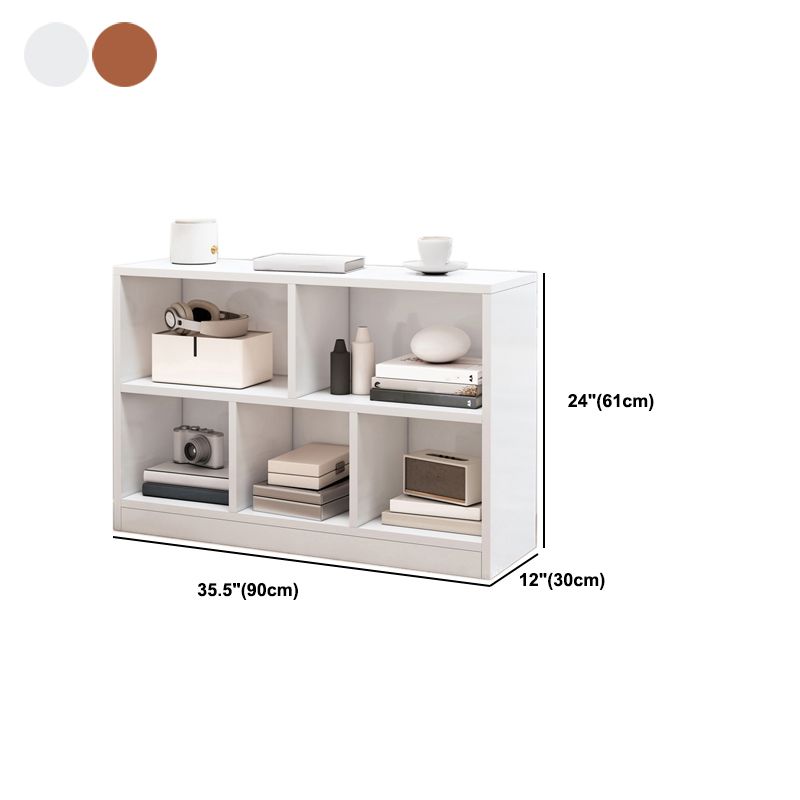 Wooden Bookcase Modern Minimalist Home Living Room Study Bookshelf