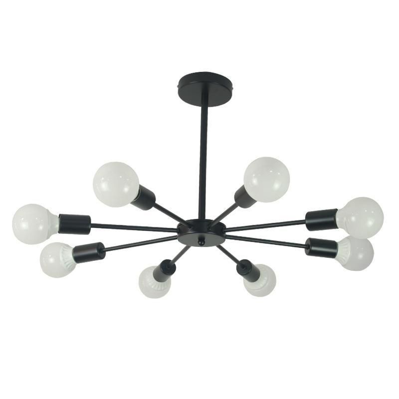 Perfur en fer antiquité de lustre antique Spoutnik suspension suspendue pour le salon