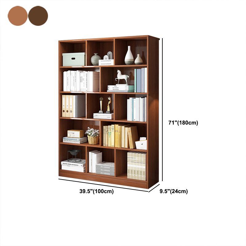 9.45" W Modern Book Shelf Engineered Wood Home Shelf Bookcase