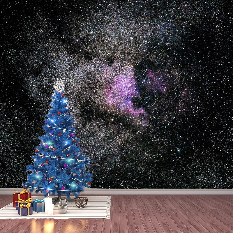 Mysterious Universe Mural Wallpaper Contemporary Wall Covering for Home Decor