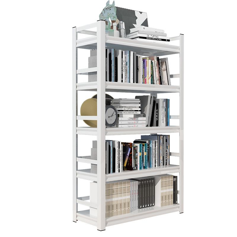 Etagere Bookshelf 15.7" H X 72" W Modern Metal Open Bookcase