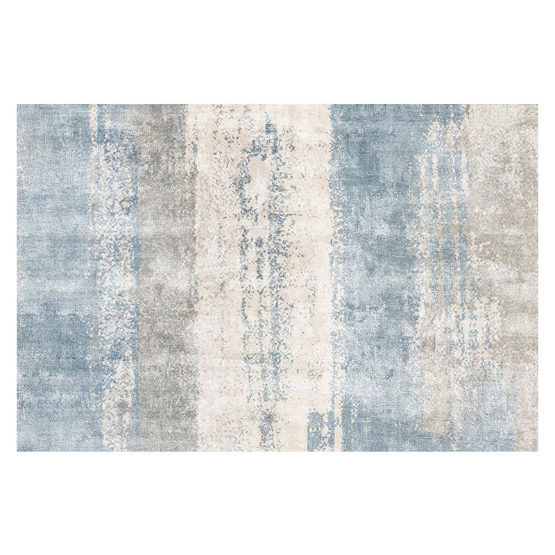Grey Modern Carpet Polyester Graphic Carpet Washable Carpet for Home Decor