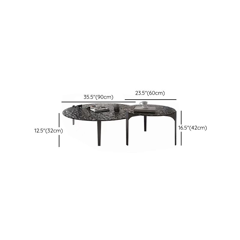 Glass Top Coffee Cocktail Table Coffee or End Table with 3 Legs