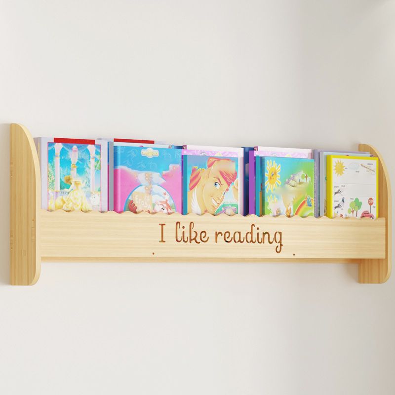 Modern Wall Mounted Bookcase Engineered Wood Bookshelf for Home Use