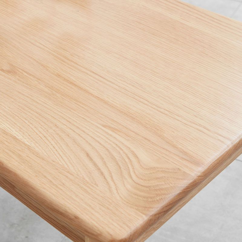 Oak Solid Wood Dining Chair Contemporary Kitchen Armless Chair