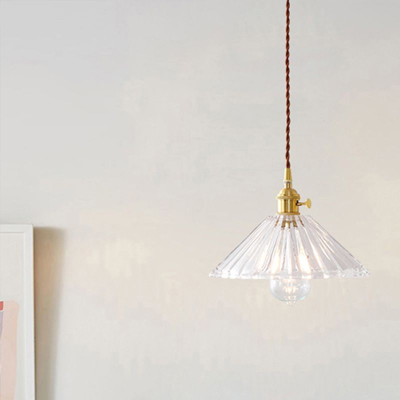 Lampada sospesa in ottone Implementazione industriale a 1 luccio di ciondoli per il ristorante