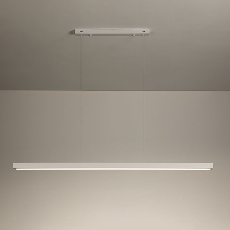 LED Modern eenvoudig hangende lichte rechthoek hanglamp met een hanglamp voor eetkamer