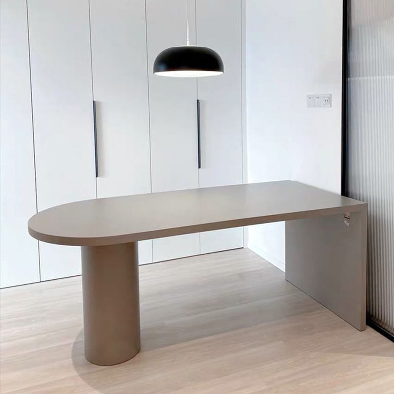 Modern Bar Table Rectangle Solid Wood Dining Table for Kitchen Living Room Coffee Room