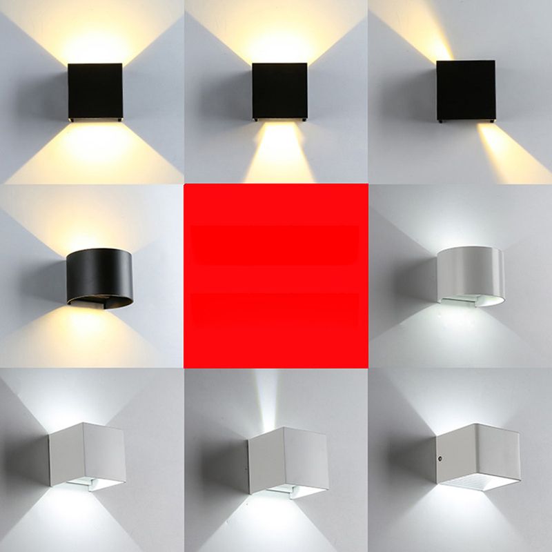 Modern Minimalist Style Geometric Wall Mounted Light Fixture Metal Wall Lamps