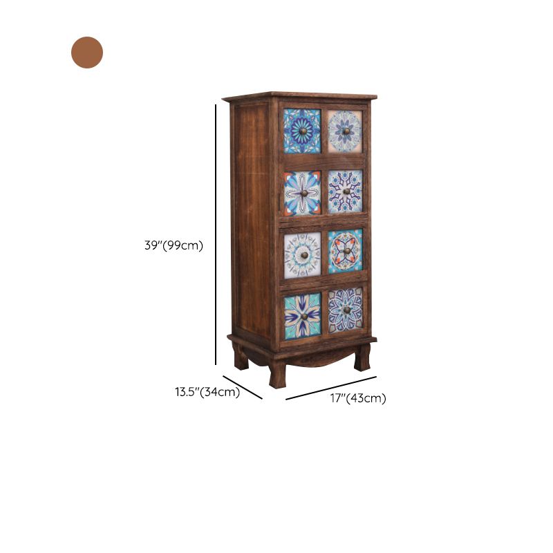 Coastal Storage Chest Dresser Solid Wood Storage Chest with 3/6/8/10 Drawers