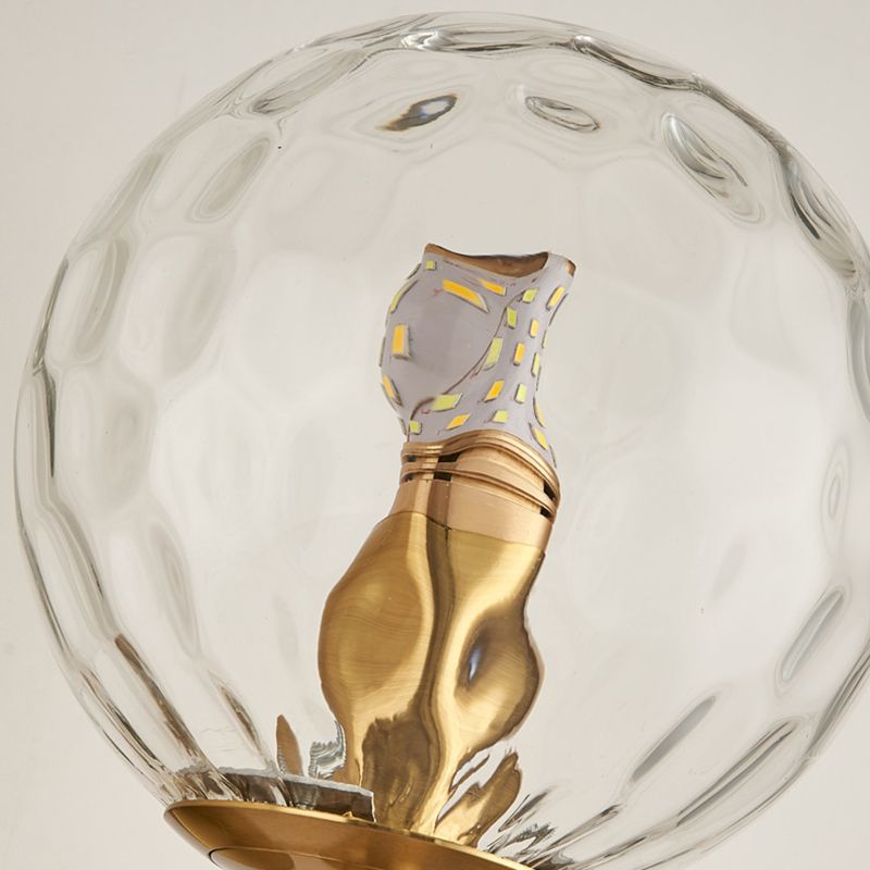 Sphere Shape Glass Sconce Light Modern Style Wall Sconce Lighting for Dining Room