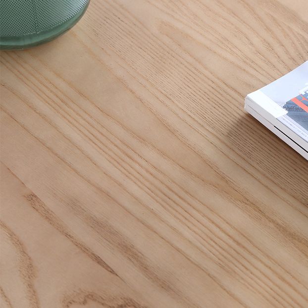 Modern Ash Wood Kitchen Table for Restaurant Rectangle Dining Table with 4 Legs