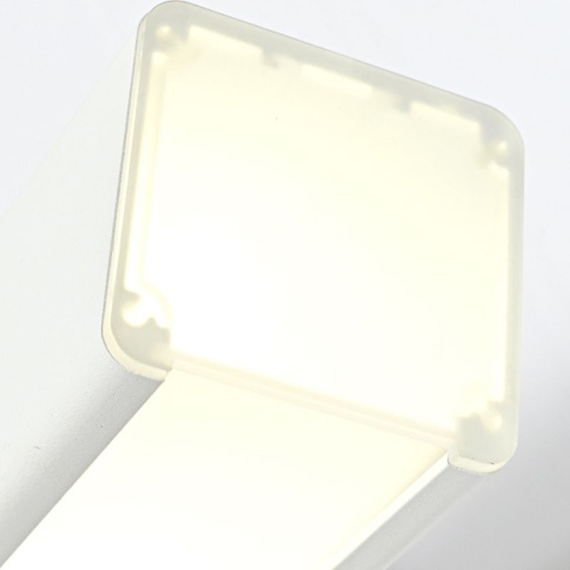 Modern Metal Wall Light Strip Rotatable LED Wall Sconce for Living Room