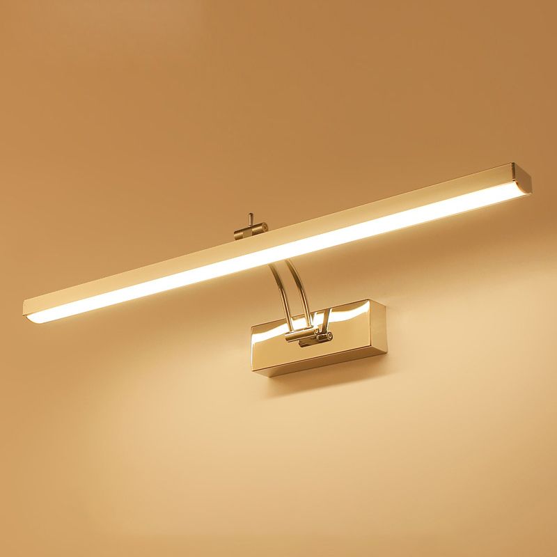 Contemporary Vanity Light Simple Linear Mirror Lighting Fixtures for Bathroom