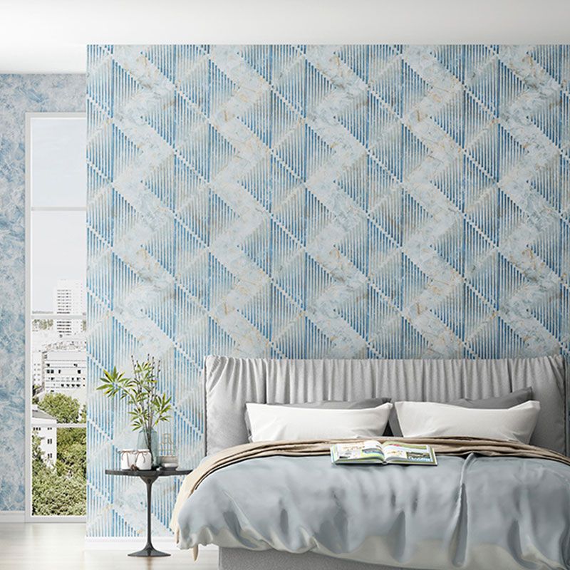 Stain-Resistant Color Block Wallpaper 20.5" by 33' Contemporary Wall Art for Accent Wall