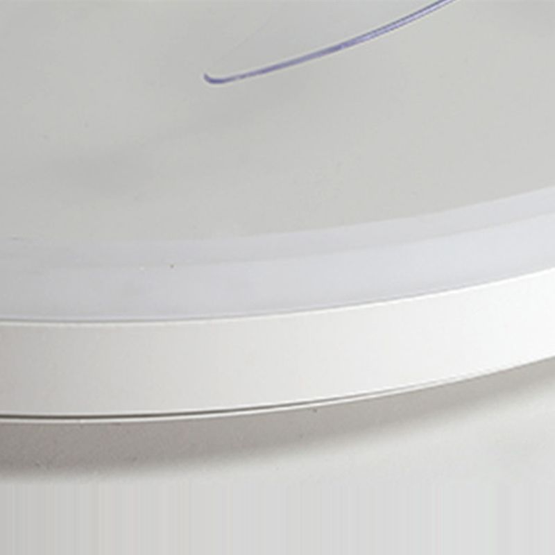 7-Blade Children Ceiling Fan White LED Fan with Light for Home