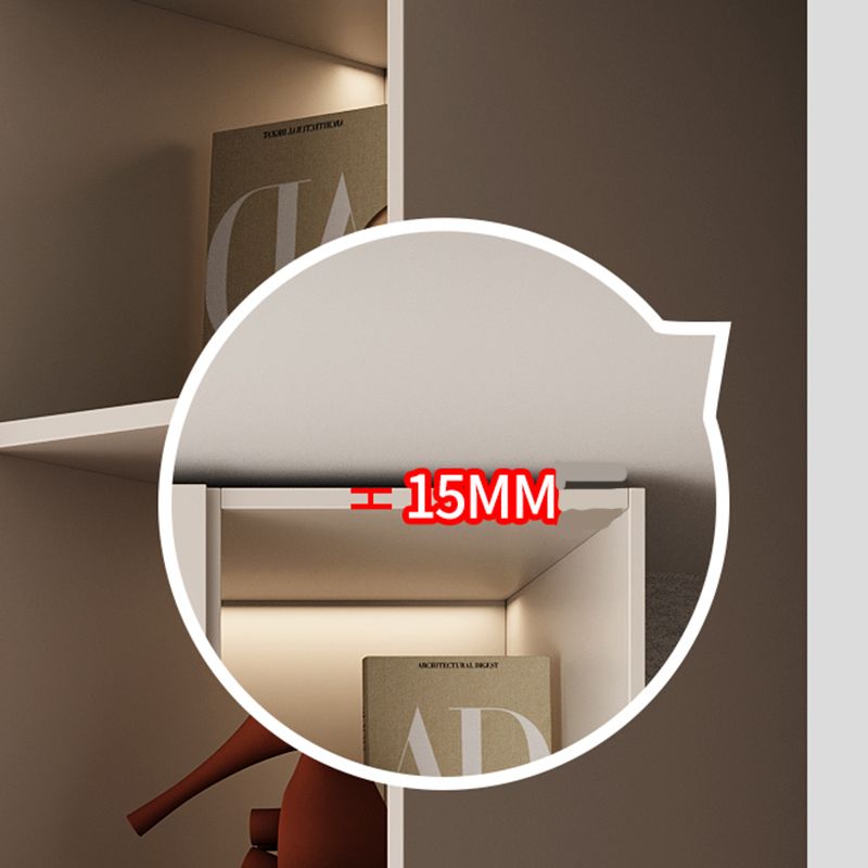 Modern Style Bedroom Wardrobe Cabinet Wooden Storage Cabinet with Garment Rod