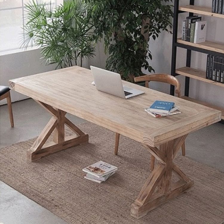 Modern Solid Wood Dining Table Set 1/2/3/5 Pieces Dining Set