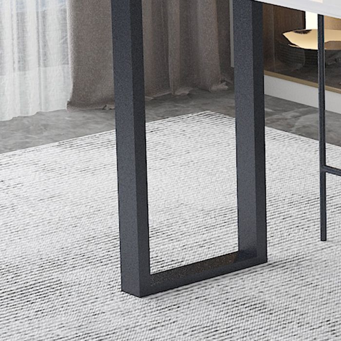 Industrial 1/2/3 Pieces Sintered Stone Bar Table Set Rectangular Counter Set