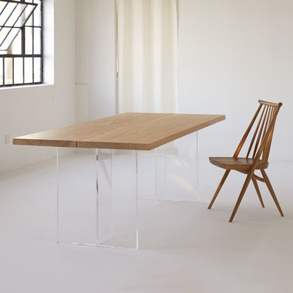 Modern 1/5 Pieces Dining Set Rectangle Pine Wood Dining Table for Living Room Use