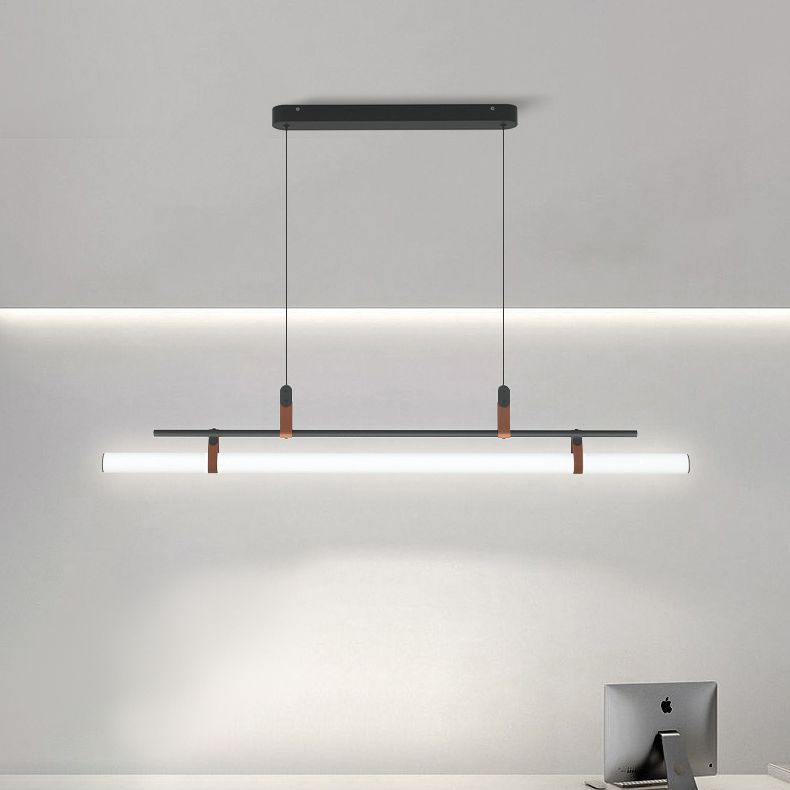 Linear Island Chandelier Lights Modern Acrylic Chandelier Lighting Fixtures