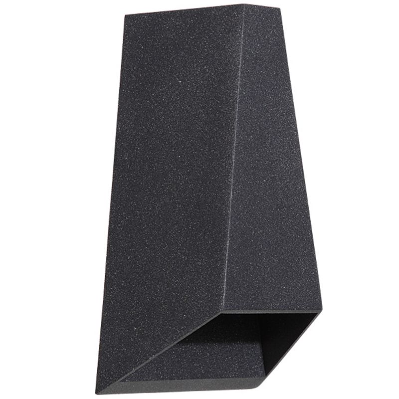 Lámpara de montaje de pared de aluminio moderna de 2 luces apliques de pared al aire libre para jardín