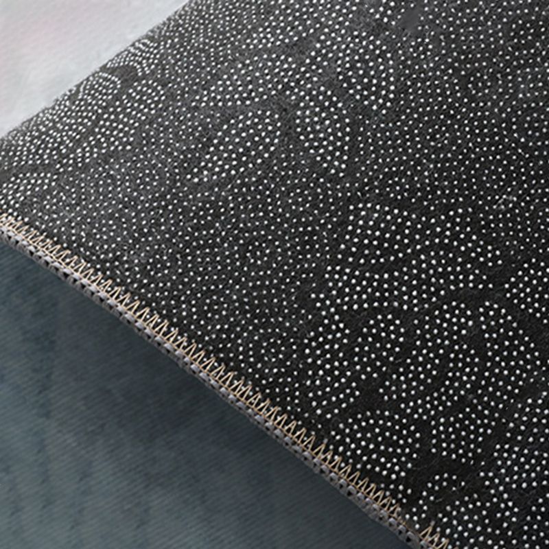 Gray Magnificent Rug Polyester Graphic Indoor Rug Washable Rug for Sitting Room