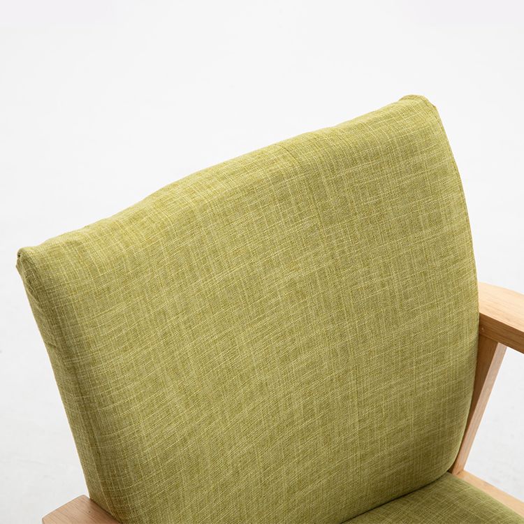 Contemporary Style Solid Wood Open Back Arm Chair Kitchen Dining Room Chairs