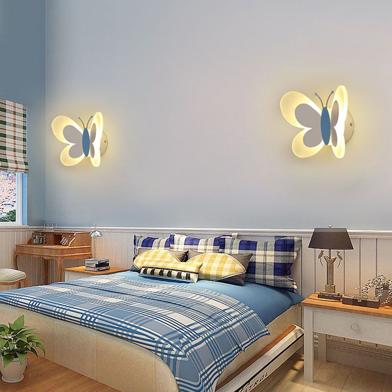 Modern Style Metallic Wall Light Creative LED Wall Light Sconce for Kids' Room