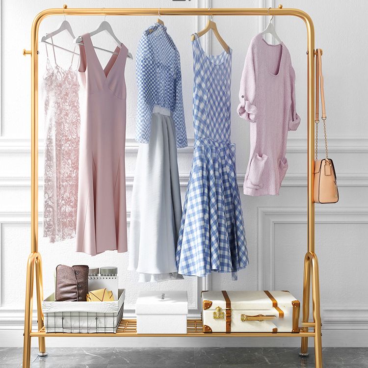 Contemporary Style Wardrobe Metal Bedroom Wardrobe Closet With Shelf